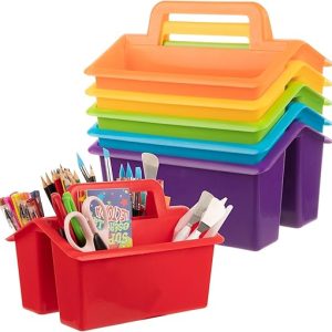 Colorful 6pcs Storage Caddy for Organizing