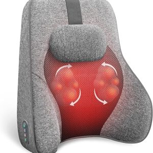 COMFIER Lumbar Support Pillow with Massage Feature