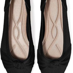 Comfortable Women's Knit Ballet Flats