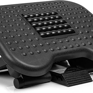 Duronic Ergonomic Footrest FT03 with Massage Rollers