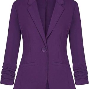 Elegant Women's Casual Blazer Jacket