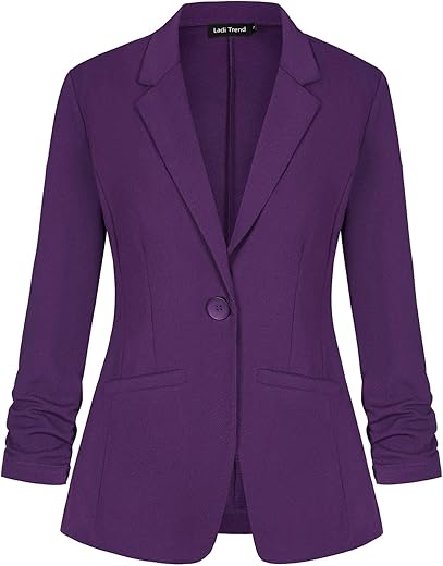 Elegant Women’s Casual Blazer Jac...