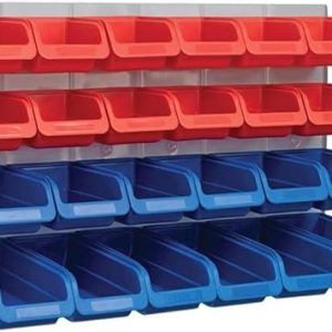 Faithfull 24 Wall Mounted Storage Bins
