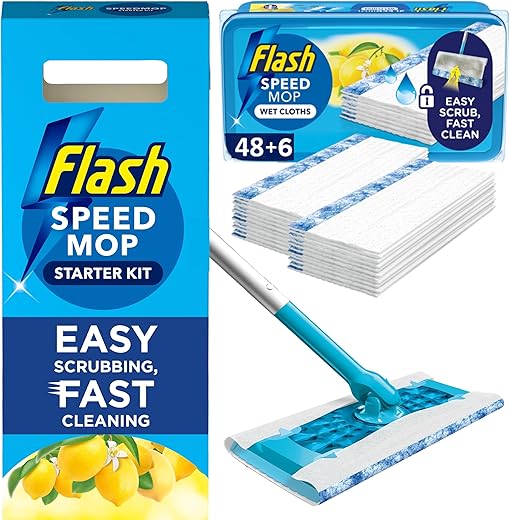 Flash Speed Mop Starter Kit with 54 Lem...