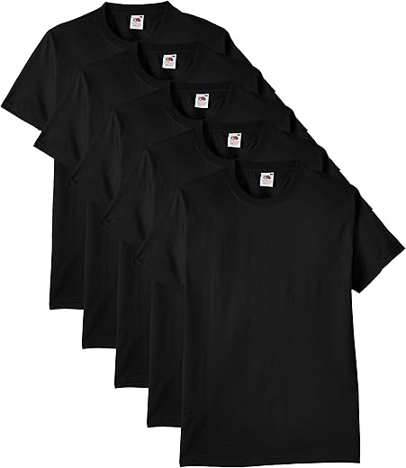 Men’s Heavy Black T-Shirt by Frui...