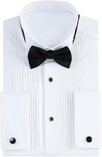 Men’s Tuxedo Shirt with Wing Coll...