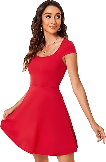 Women’s Summer Mini Dress –...