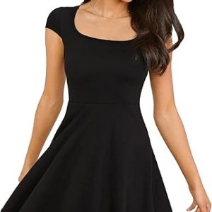 GORGLITTER Women’s Summer A-Line Mini Dress