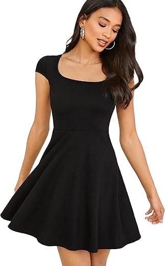 Women’s Summer Mini Dress –...