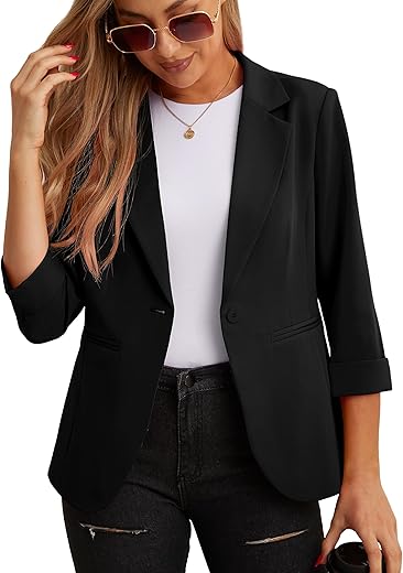 Elegant Women’s Blazer Jacket wit...