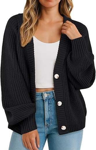 GRECERELLE Women’s Oversized Knit...