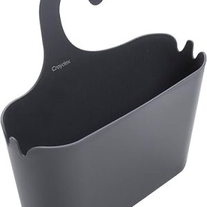 Grey Shower Caddy Hanging Storage Solution