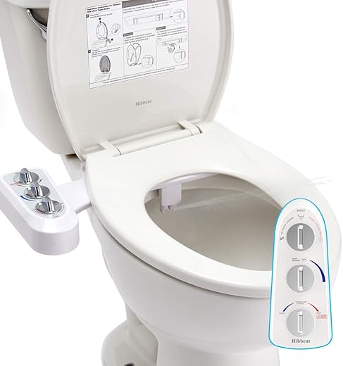 Hibbent Non-Electric Bidet Toilet Seat ...