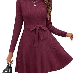 HOTOUCH Women's Casual A-Line Jumper Dress