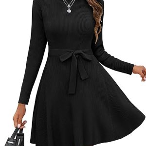 HOTOUCH Women's Casual Long Sleeve Dress