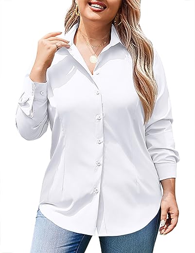 Plus Size Women’s Long Sleeve But...