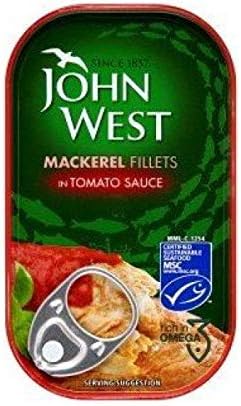 John West Mackerel Fillets in Tomato Sa...