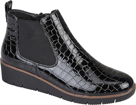 Jo & Joe Women’s Patent Chels...