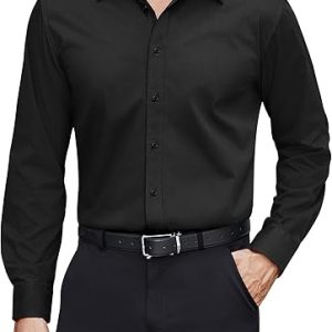 J.VER Men's Dress Shirts with Stain Shield