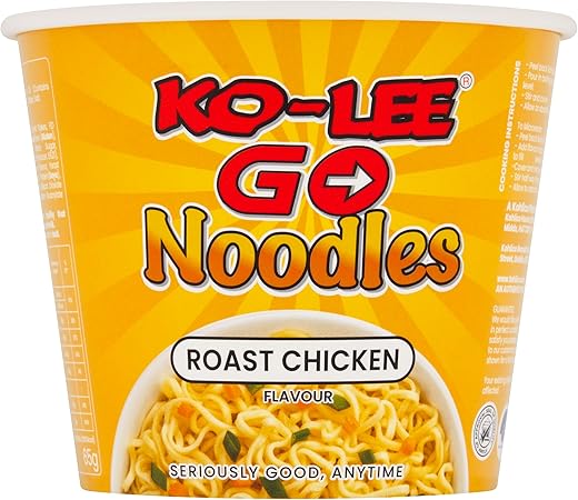 Ko Lee Instant Chicken Noodle Cup 65g &...
