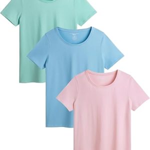 Ladies Multicoloured T-Shirt 3 Pack