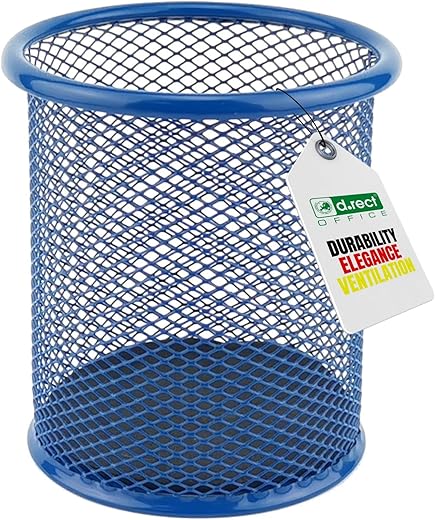 LEVIATAN Blue Metal Pencil Holder | Rou...