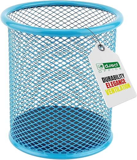 LEVIATAN Round Metal Pen Holder –...