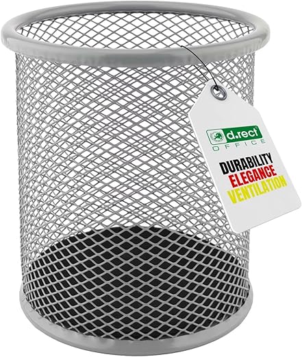 Multifunctional Round Metal Pen Holder ...