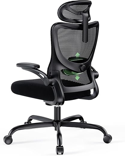 Ergonomic Mesh Office Chair with Adjust...