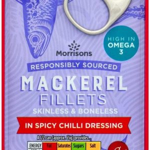 Morrisons Spicy Chilli Mackerel Fillets