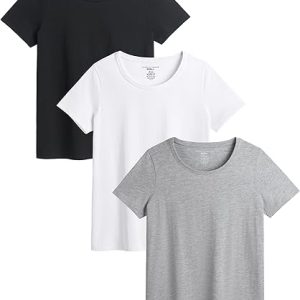 Multicoloured Ladies T-Shirt 3 Pack