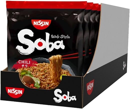 Nissin Chilli Flavoured Soba Wok Style ...