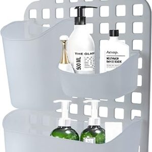 No-Drill Plastic Shower Organizer Caddy