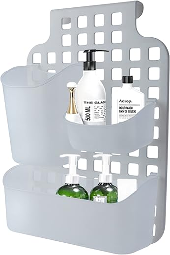 Plastic Bathroom Cabinet Door Organizer...