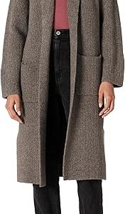 Oversized Cotton Blend Long Cardigan Sweater