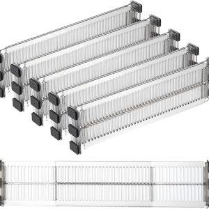 PATIKIL Expandable Drawer Dividers 6 Pack