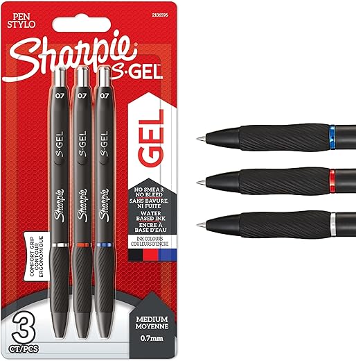 Sharpie S-Gel Pens – Medium Point...