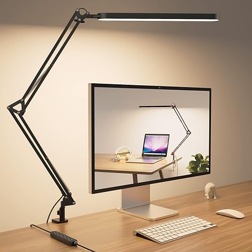 SKYLEO 80cm Adjustable Desk Lamp with 5...