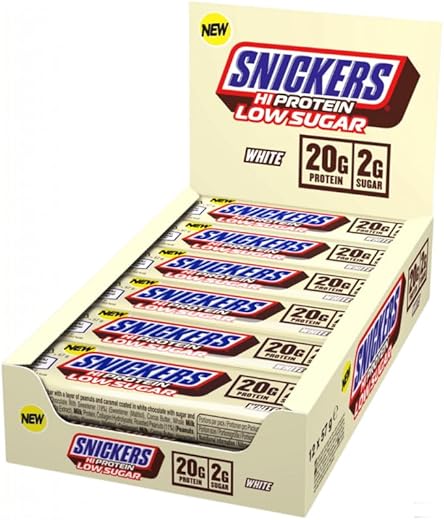 Snickers White Chocolate Low Sugar Prot...