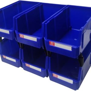 Stackable Wall Mount Storage Organizer Bins