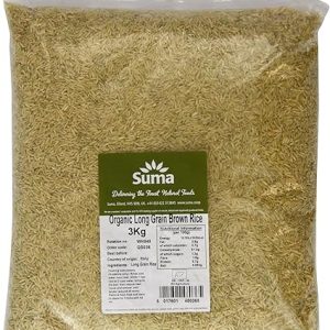 Suma Organic Long Grain Brown Rice 3kg