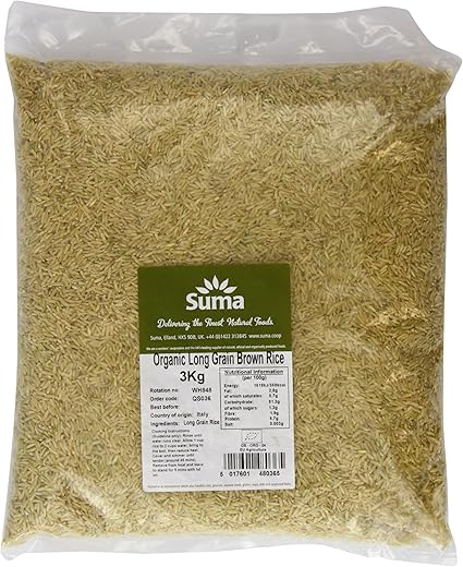 Organic Long Grain Brown Rice – 3...