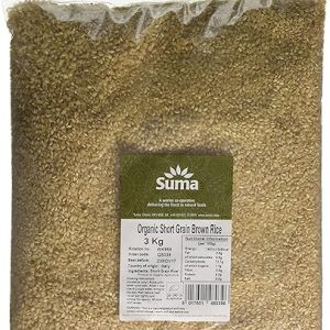 Suma Organic Short Grain Brown Rice 3 kg