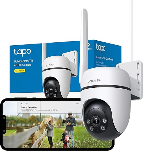 Tapo C501GW 4G LTE Outdoor Security Cam...