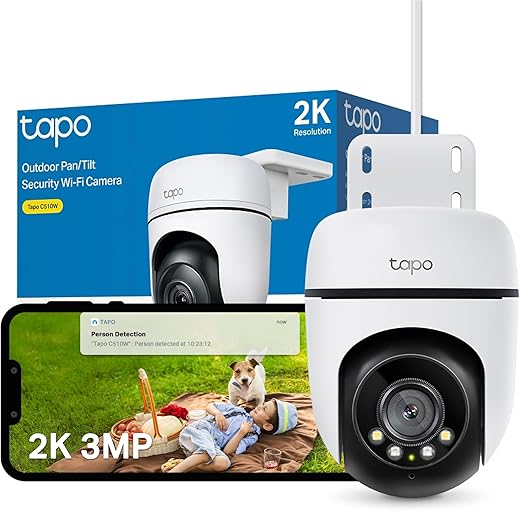Tapo C510W 2K WiFi Outdoor Security Cam...