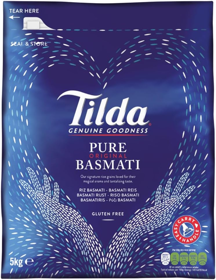 Tilda 5kg Pure Basmati Rice – Pre...