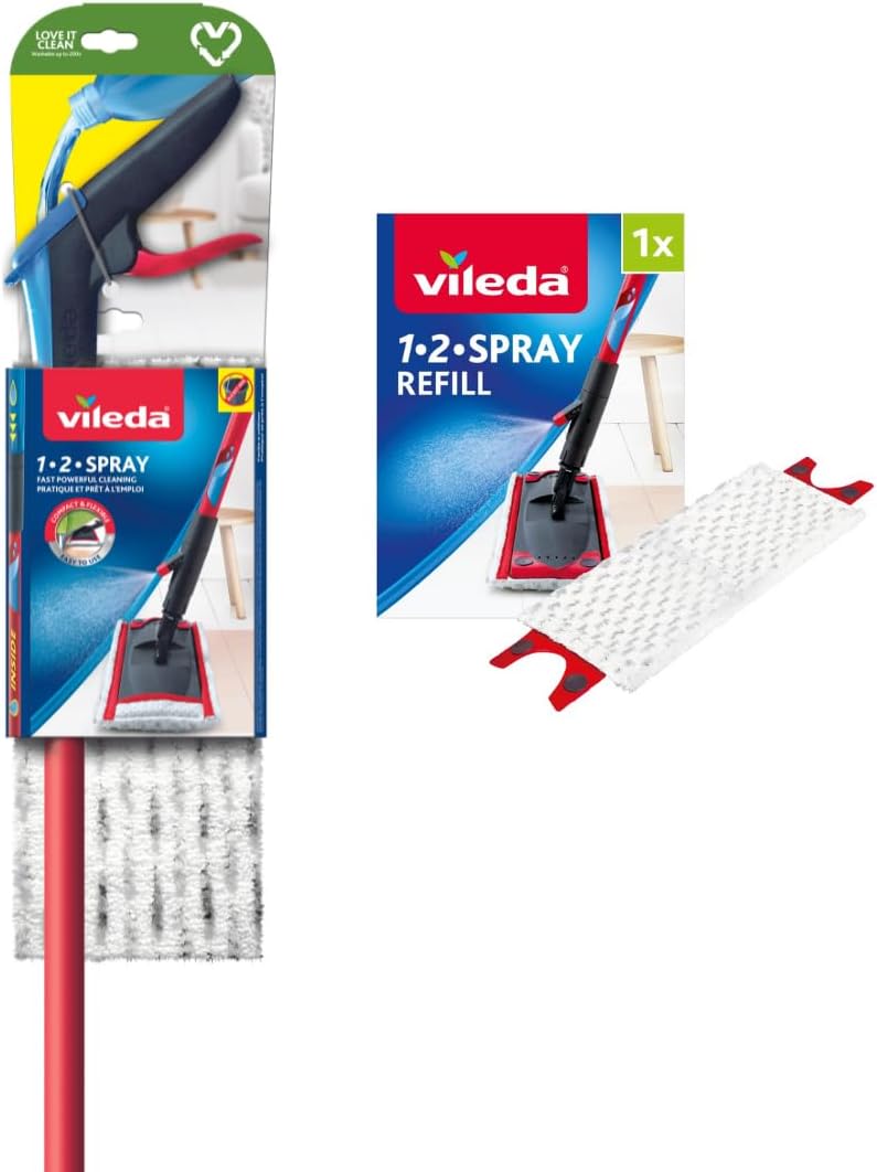 Vileda 1-2 Spray Mop with Extra Microfi...