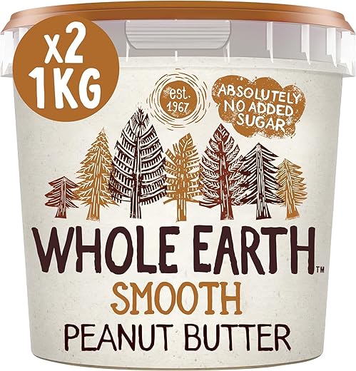 Whole Earth Smooth Peanut Butter –...
