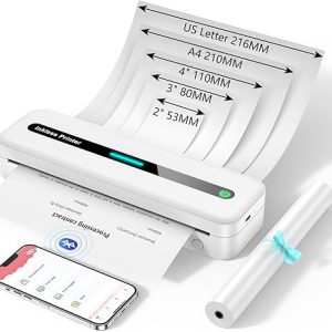 Wireless Portable Bluetooth Thermal Printer