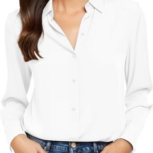 Wrinkle-Free Silk Blend Women's Blouse